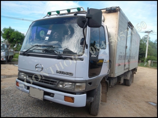 ขายด่วน รถบรรทุก 6 ล้อ HINO FC4J 140 แรง สมอเงิน รถห้างแท้ ตู้แห้ง 3 บาน ยาว 5.5 M สภาพเดิมๆ สวยพร้อมใช้งาน ราคาสุดคุ้ม