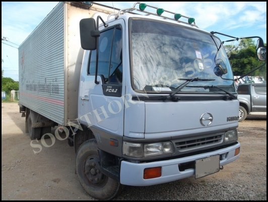 ขายด่วน รถบรรทุก 6 ล้อ HINO FC4J 140 แรง สมอเงิน รถห้างแท้ ตู้แห้ง 3 บาน ยาว 5.5 M สภาพเดิมๆ สวยพร้อมใช้งาน ราคาสุดคุ้ม