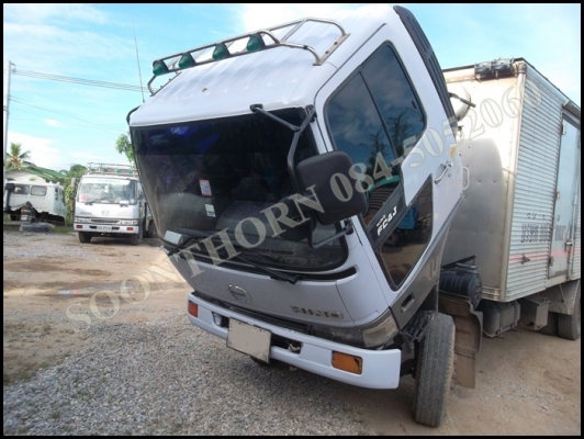 ขายด่วน รถบรรทุก 6 ล้อ HINO FC4J 140 แรง สมอเงิน รถห้างแท้ ตู้แห้ง 3 บาน ยาว 5.5 M สภาพเดิมๆ สวยพร้อมใช้งาน ราคาสุดคุ้ม