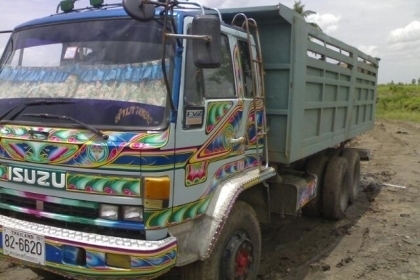 10ล้อดั้ม ISUZU ROCK 195(รถห้าง)ดั้มทั่วไป รถวิ่งงานอยู่