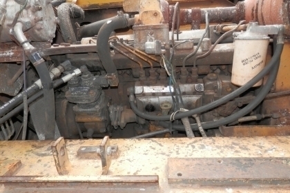 แบคโฮล้อยาง KOMATSU PW100-3-2เพลา มีแอร์ ลายหัวเจาะ อิ