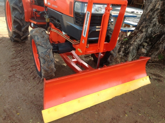 ปัญญาแทรคเตอร์มาแล้ว...จัดมาให้ครับ รีบโดยด่วน.คูโบต้า L4508 พร้อมใบมีดตราช้าง โรตาลี่ตราช้าง เล่มทะเบียนพร้อม