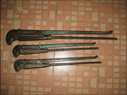 ขายด่วนประแจคอม้าจับแป๊บ DOWIDAT 2" ( 175T-2" ) 4" ( 175-4" ) Made in germany