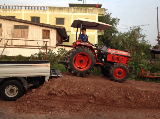 ปัญญาแทรคเตอร์มาแล้ว...จัดมาให้ครับ คูโบต้า L2605 พร้อม โรตาลี่โชคชัย เล่มทะเบียนพร้อมครับ