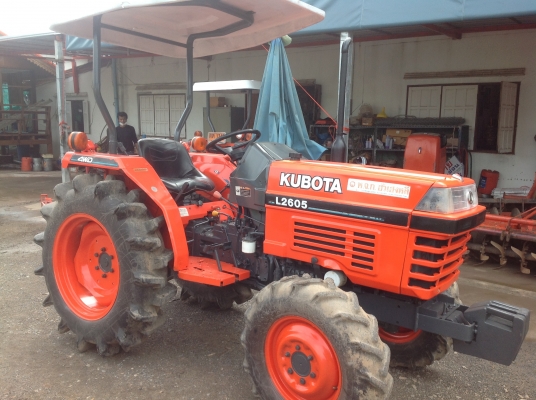 ปัญญาแทรคเตอร์มาแล้ว...จัดมาให้ครับ คูโบต้า L2605 พร้อม โรตาลี่โชคชัย เล่มทะเบียนพร้อมครับ