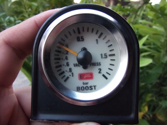 Auto Gauge bar boost หน้าขาว 2นิ้ว Auto Gauge bar boost หน้าขาว 2นิ้ว