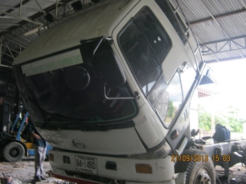 ขายรถบรรทุกหกล้อดั้มฮีโน่FF1J เครื่อง JO8C-II เครื่องแน่นดี