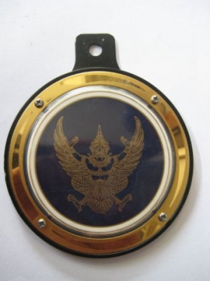 ป้ายวงกลมพญาครุฑ ขนาด 8 ซม. สวยมาก สำหรับติดรถยนต์ และมอเตอร์ไซด์ 650 บาท รวามค่าส่ง