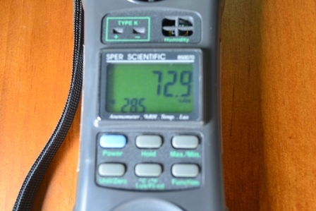 เครื่องวัดความเร็วลม + เครื่องวัดอุณหภูมิ + เครื่องวัดความชื้น + เครื่องวัดแสง  Sper Scientific