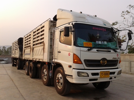 ขายรถบรรทุกฮีโน่260แรงม้า12ล้อแม่ปี48+ลูก2เพลาปี49