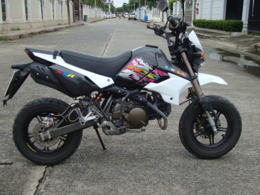 ขาย NEW Kawasaki ksr 110 cc ปี 53 สีขาว