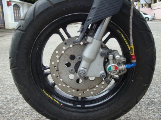 ขาย NEW Kawasaki ksr 110 cc ปี 53 สีขาว