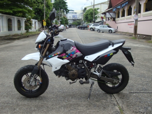 ขาย NEW Kawasaki ksr 110 cc ปี 53 สีขาว