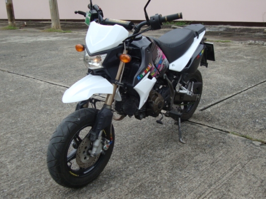 ขาย NEW Kawasaki ksr 110 cc ปี 53 สีขาว