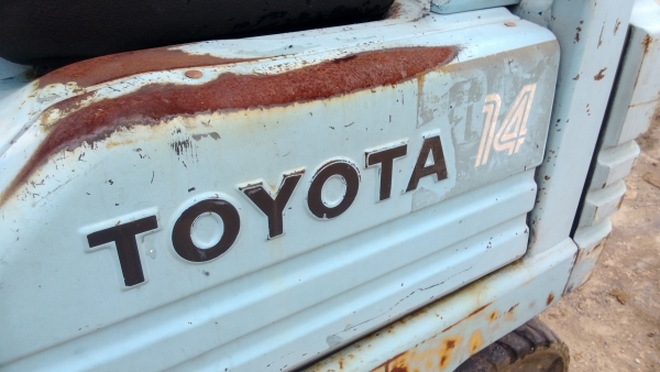 ลดสุดๆ โฟคคลิฟ TOYOTA  1.4 ตัน เสาสูง 5 เมตร เบนซิล เก่าญี่ปุ่นแท้ๆ