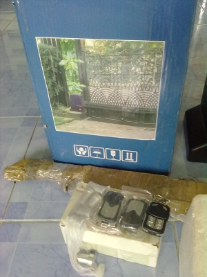 รอกประตูรีโมท BSM รุ่นใหม่ ตัดไฟระบบแม่เหล็ก รีโมทครบ รอกประตูรีโมท BSM รุ่นใหม่ ตัดไฟระบบแม่เหล็ก รีโมทครบ