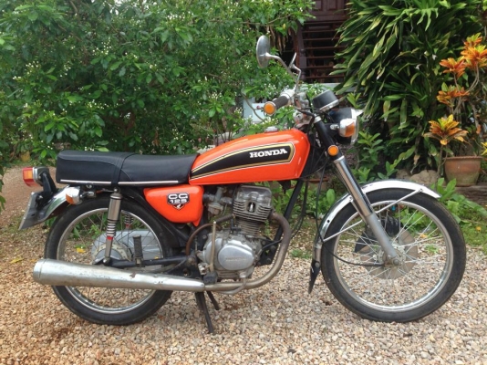 ขายรถ Honda CG 125cc Disc หน้าเดิมๆ แท้ ทะเบียนเต็มพร้อมโอน