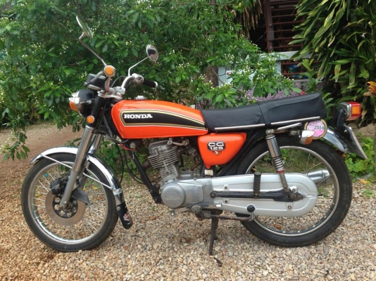 ขายรถ Honda CG 125cc Disc หน้าเดิมๆ แท้ ทะเบียนเต็มพร้อมโอน