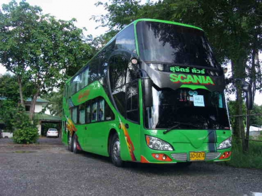 ขายรถบัสแอร์ 8ล้อ 2ชั้น scania113