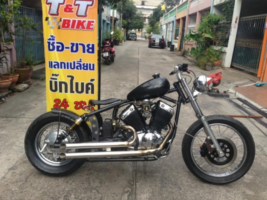 ต้ำพระราม2ขาย yamaha virago 400 สำเนาทะเบียนแท้ ทำมาใหม่ทั้งคันครับรถสวยเครื่องดีไฟออกครบ ราคาถูกๆครับ38500 บาทครับสนใจติดต่อมาเลย