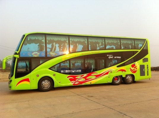 ขายรถบัส 8ล้อ 2ชั้น มิตซู 6D40