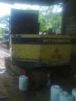 ขายรถแบลคโฮมิตซูบิชิMS070พร้อมรถหกล้อหางปลาหัวยาว