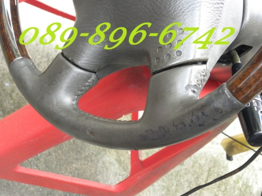 ขายแกนวงพวงมาลัยไม้สลับหนัง รถตู้หัวจรวด ปรับไฟฟ้า