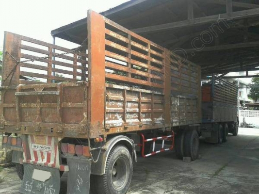 รถบรรทุกพ่วง แม่-ลูก ยี่้ห้อ HINO รุ่น FM18