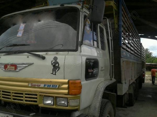 รถบรรทุกพ่วง แม่-ลูก ยี่้ห้อ HINO รุ่น FM18