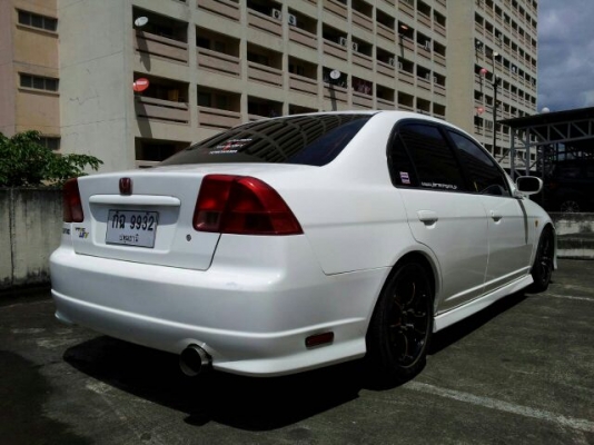 ขายcivic es สีขาวติดLPGหัวฉีด MAX WORK15แอรเย็น AUTO