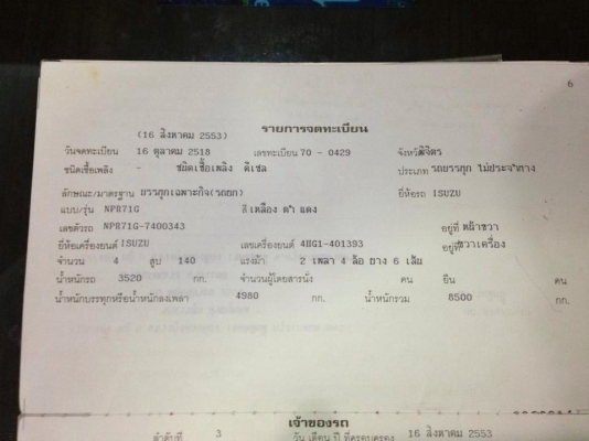 ขายรถยกหกล้่อ NPR พร้อมใช้ครับ