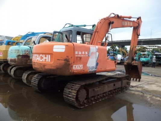 ขายรถขุด ยี่ห้อ HITACHI EX120-3 เก่านอก เอกสารใบอินวอยมีให้ครบ