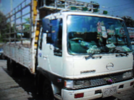ขายรถบรรทุก 6 ล้อ HINO FD 1 HLD จดทะเบียนปี 48 เครื่อง HO7D 195 ยาง 825 ยาว 6 เมตรทะเบียนพร้อมเครื่องดีคัสซีสวย