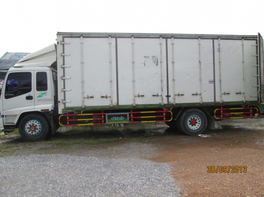 ISUZU-P2เดทก้า-เครื่อง6HH1-7,20เมตร-ตู้10บานไม่มีเสากลาง---มือ1ออกห้าง--