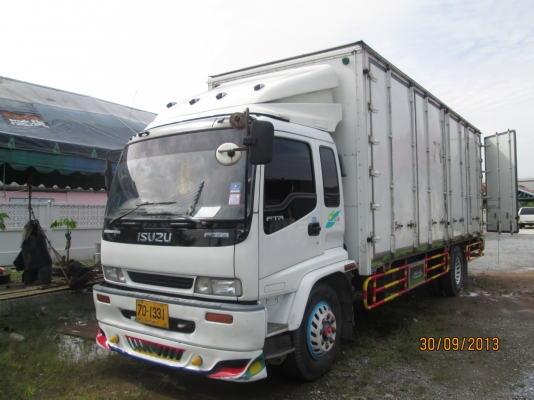 ISUZU-P2เดทก้า-เครื่อง6HH1-7,20เมตร-ตู้10บานไม่มีเสากลาง---มือ1ออกห้าง--