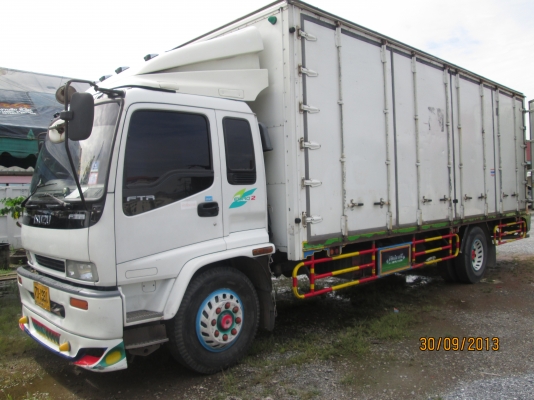 ISUZU-P2เดทก้า-เครื่อง6HH1-7,20เมตร-ตู้10บานไม่มีเสากลาง---มือ1ออกห้าง--