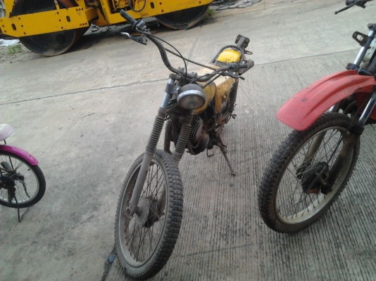 ขาย yamaha dt100 ทะเบียนโอน ครับ