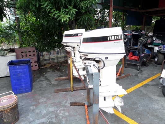 ขาย เครื่องเรือ YAMAHA 60 แรง 2 จังหวะมีทริม หาง L เครื่องเดินนิ่มมาก สภาพพร้อมใช้งาน ราคา 68,000