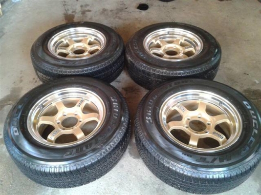 ขายล้อ TE37 6รู 8*9+ยาง 265/65/17 ราคา 15900