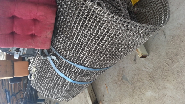 ขายสายพานสเตนเลสความกว้าง1.5เมตรความยาวไม่ทราบน้ำหนัก 1,100 กิโล ขาย 100,000 บาท ขายสายพานสเตนเลสความกว้าง1.5เมตรความยาวไม่ทราบน้ำหนัก 1,100 กิโล ขาย 100,000 บาท