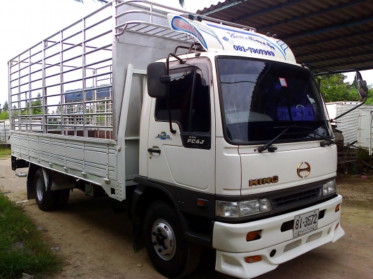 6 ล้อกลาง *Euro.2* HINO สมอทอง FC4J 145 แรงม้า+Turbo+Inter *ยาว 5.50 ม.* รถสวยจริง *รถห้างแท้* *.รอง.MEGA.*