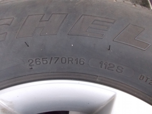 ขายยาง MICHILEN 265/70R16 พร้อมแม็กนาวารร่า
