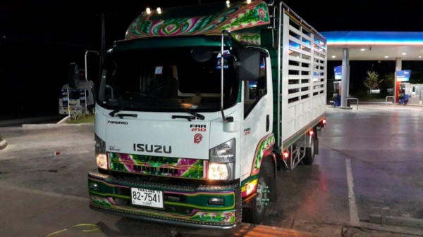 ISUZU FRR 210  แรง  รถบรรทุก 6 ล้อ กระบะไม่ดั๊ม
