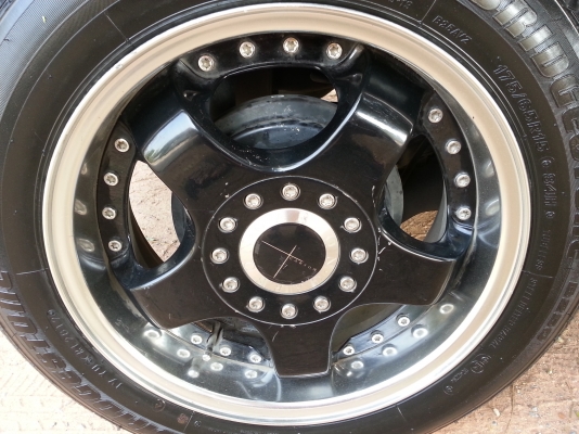 ล้อแม็กซ์ garson deep racing ขอบ15 ล้อแท้ 3 ชิ้น (Made in Japan)