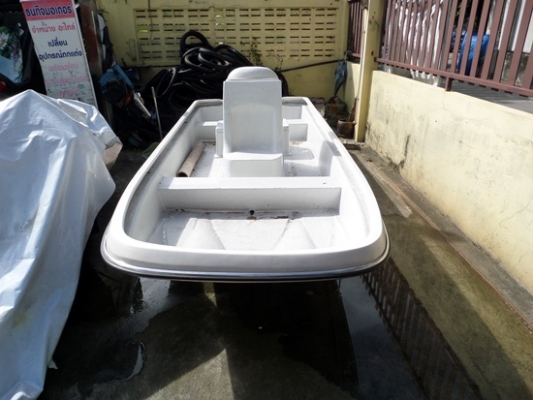 เรือไฟเบอร์ 3 ลอน 13 ฟุตเรือใหม่พร้อมป้อม
