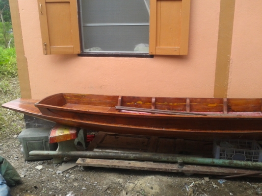 ขายเรือไม้สัก ไม้แก่ หนาๆ ต่อมาใหม่ๆยังไม่เคยโดนน้ำ