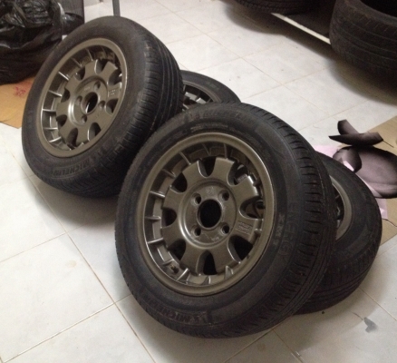 ขายล้อ Enkei Rally Compe แท้ Japan ขอบ 14x6 ET20 4/114.3 พร้อมยาง สภาพสวยครับ ขายล้อ Enkei Rally Compe แท้ Japan ขอบ 14x6 ET20 4/114.3 พร้อมยาง สภาพสวยครับ