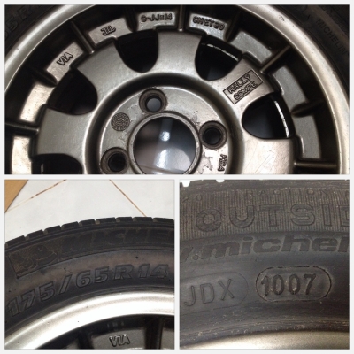 ขายล้อ Enkei Rally Compe แท้ Japan ขอบ 14x6 ET20 4/114.3 พร้อมยาง สภาพสวยครับ ขายล้อ Enkei Rally Compe แท้ Japan ขอบ 14x6 ET20 4/114.3 พร้อมยาง สภาพสวยครับ