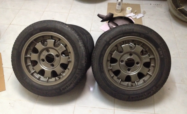 ขายล้อ Enkei Rally Compe แท้ Japan ขอบ 14x6 ET20 4/114.3 พร้อมยาง สภาพสวยครับ ขายล้อ Enkei Rally Compe แท้ Japan ขอบ 14x6 ET20 4/114.3 พร้อมยาง สภาพสวยครับ