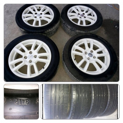 ขายล้อแม็ก Chevrolet Sonic LTขอบ 16 4/100+ยางปี 12 ราคา8,500บาท